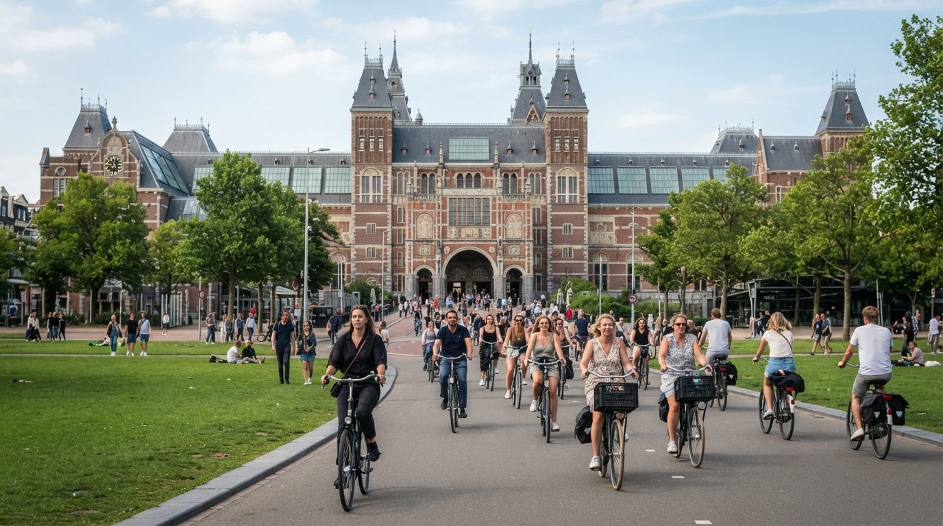 Museumplein, Ámsterdam: el césped más grandioso de arte y calma de la ciudad